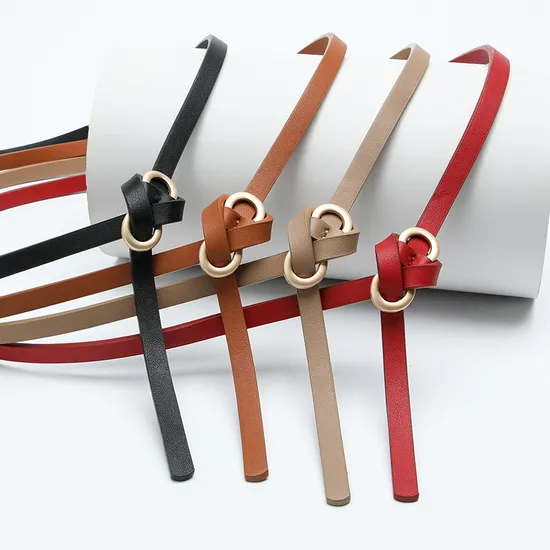 Ladies Luxury PU Belt Women Leather Designer Stretch Waist Belts”