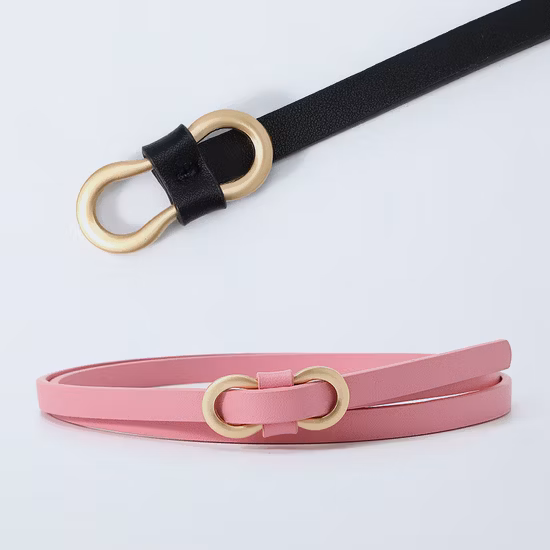 Ladies Luxury PU Belt Women Leather Designer Stretch Waist Belts”