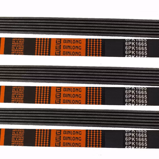 Double Sided Ribbed Poly V-Belts Ribbed Dpk Pk