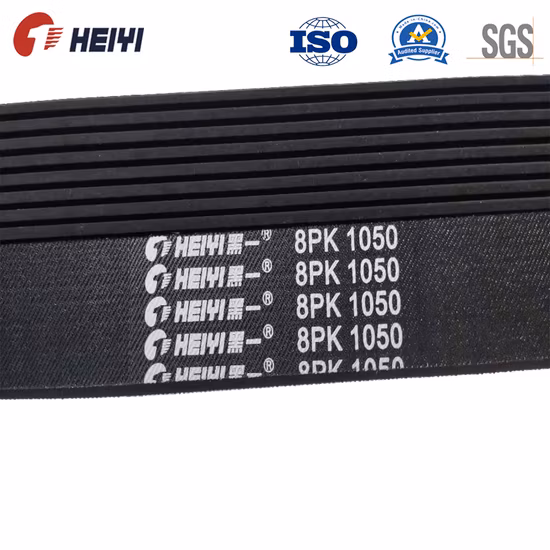 EPDM 6pk1665/ 4pk855/ 6pk1565 Correia do ventilador Correia automotiva/ Motor com nervuras/ Correia V de borracha para carro