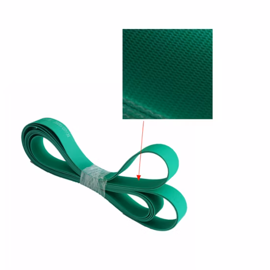 Correia plana de borracha PU personalizada de alta qualidade