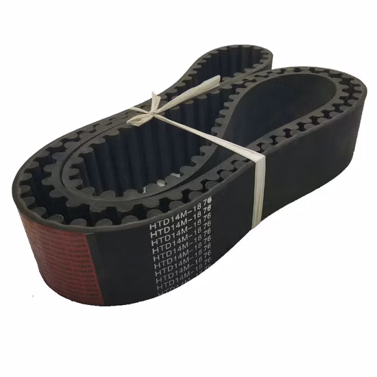 Correia Huanball de borracha de extremidade aberta ou correia de acionamento industrial PU Correia de transmissão Htd Std Correia dentada dupla face Polia de correia síncrona Correias dentadas