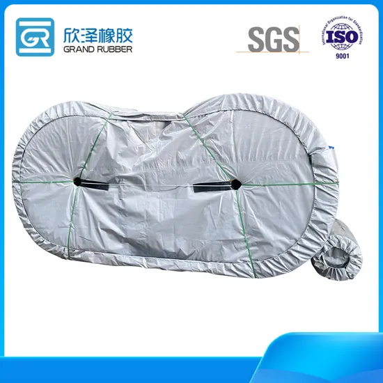 Correia transportadora de borracha resistente do cabo de aço do uso do cimento do carvão mineral