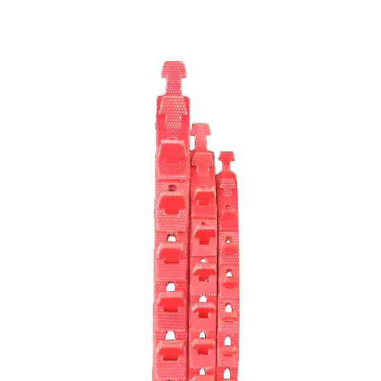 Cinto V de link PU vermelho tipo B por atacado