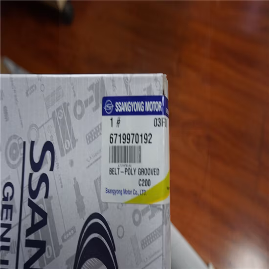 6719970192 Conjunto de cinto V com nervuras Poli ranhurado de Ssangyong
